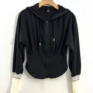 Free People Movement Black Zip Up Jacket Hooded performance athletic
NEW size S